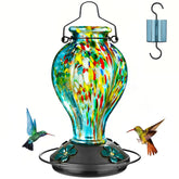 Tegarbed comedero frontal azul fireworks, atractivo visual y resistente