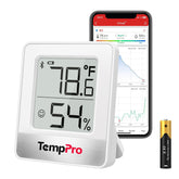 TempPro vista frontal con pantalla grande y lectura clara