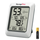 TempPro TP50 vista frontal con lectura clara y beneficio de monitoreo instantáneo
