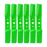 TENGMUJX pack frontal mostrando las seis cuchillas para reemplazo rápido