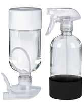TERESRY pack frontal con botellas negra y blanca, diseño durable y elegante
