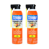 Terro aerosol frente del envase mostrando el producto y uso fácil