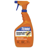 Terro botella frontal 32 oz mostrando etiqueta y uso doméstico