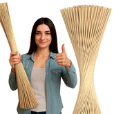 Tesorrio empaque frontal de palos de bambú, gran cantidad práctica