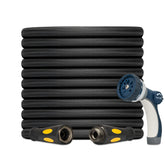 TheFitLife manguera 50 FT frente del empaque mostrando longitud y ventajas