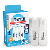 Thermacell frente del paquete de recargas mostrando cantidad y marca, confianza inmediata