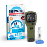 Thermacell repeler portátil vista frontal y diseño compacto que protege