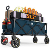 TIMBER RIDGE vista frontal del carrito amplio con gran capacidad