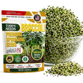 Todd's Seeds frente del paquete de 1 libra mostrando empaque resellable y beneficio conservación