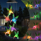 Toodour vista frontal del colgante con colibríes iluminando ambiente