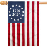 TOPFLAGS bandera frontal 28x40 visible y conmemorativa