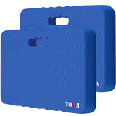 TOUA paquete frontal azul mostrando tamaño y acabado, protección cómoda