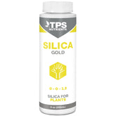 TPS NUTRIENTS envase frontal de Silica Gold mostrando tamaño 8 oz y etiqueta clara