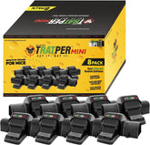 TRATPER vista frontal del pack de 8 con diseño compacto y seguro