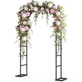 Trellume arco frontal mostrando diseño elegante y soporte para plantas
