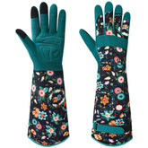 Trifabricy vista frontal de guantes largos ofreciendo protección completa
