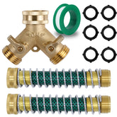 Triumpeek conector en Y frontal mostrando doble salida y control práctico