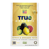 True Organic paquete frontal mostrando diseño y peso del producto, claridad del uso