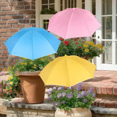 Tryly parasol frontal sobre maceta protegiendo hojas