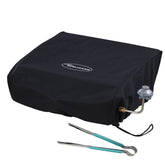 TURLIOARN funda frontal ajustada a parrilla Blackstone 17" protegiendo contra lluvia