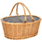 TwentyNext cesta frontal mostrando su forma y capacidad para picnics