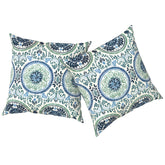 TWLEAR cojin frontal medallion blue mostrando diseño y resistencia
