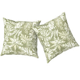 TWLEAR cojin frontal mostrando diseño tropical y beneficio decorativo