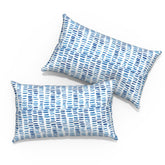 TWLEAR vista frontal del pack de 2 cojines pebble blue, aporta estilo
