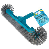 U.S. Pool Supply cabezal frontal mostrando cobertura amplia y limpieza eficiente