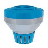 U.S. Pool Supply dispensador frontal mostrando diseño robusto y beneficio de capacidad