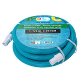 U.S. Pool Supply frontal del paquete mostrando la manguera y largo 25 pies, clara ventaja de alcance