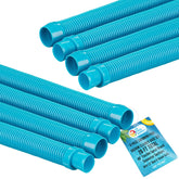 U.S. Pool Supply manguera frontal empaquetada mostrando el set y beneficio de reemplazo rápido