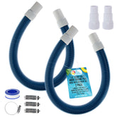 U.S. Pool Supply frente del kit mostrando mangueras y accesorios, solución completa