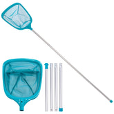 U.S. Pool Supply skimmer frontal mostrando la red y marco, limpieza eficiente
