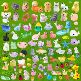 U-Zimikee vista frontal del paquete con 150 piezas, inspira creatividad