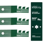 UDC Parts cuchilla frontal mostrando forma y punta, mejora corte