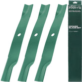 UDC Parts cuchilla frontal en embalaje mostrando ajuste directo para John Deere