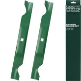 UDC Parts cuchillas frontales 46" mostrando paquete y beneficio ajuste directo