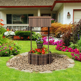 UDPATIO vista frontal del pozo como punto focal decorativo