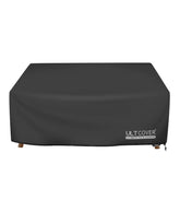 ULTCOVER vista frontal de la funda protegiendo sofá, protección completa