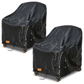 UNARK funda frontal pack de 2 protegiendo sillas, resistencia a la lluvia