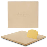 Unicook piedra frontal mostrando tamaño y forma, facilita horneado uniforme