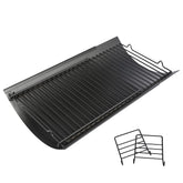 Uniflasy bandeja de cenizas frontal mostrando ajuste y capacidad