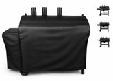 Uniflasy vista frontal de la funda ajustada protegiendo la parrilla, protección completa