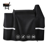 Uniflasy vista frontal de la funda protegiendo parrilla, protección completa