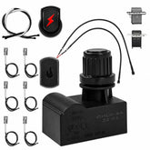 Uniflasy embalaje del kit mostrando todas las piezas y beneficios de reemplazo rápido