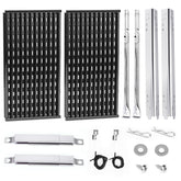Uniflasy kit frontal empaque mostrando compatibilidad Char-Broil y restauración rápida