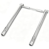 Uniflasy quemador frontal para Weber mostrando ajuste perfecto y mayor rendimiento