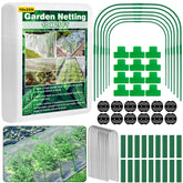 Unves vista frontal del kit completo protegiendo cultivo