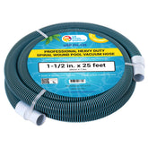 U.S. Pool Supply manguera frontal del paquete mostrando longitud y diámetro, resistente
